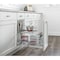 Rev-A-Shelf Steel, Silver, 11.75 in W, 19 in H, 22 in D, 22 in L, Silver 5WB2-1222CR-1 - alternate 6